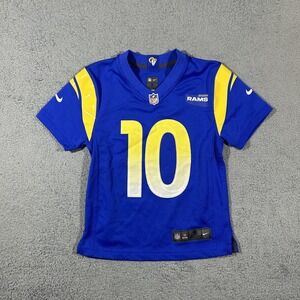 Nike NFL Los Angeles Rams Cooper Kupp #10 On Field Jersey Boys Size S Blue #2339